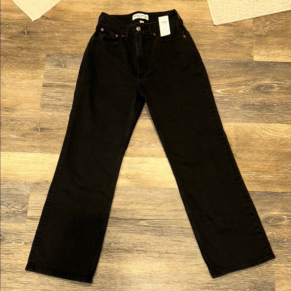 Abercrombie & Fitch 90’s Relaxed High Rise Jeans - Curve Love Size 25 X Short